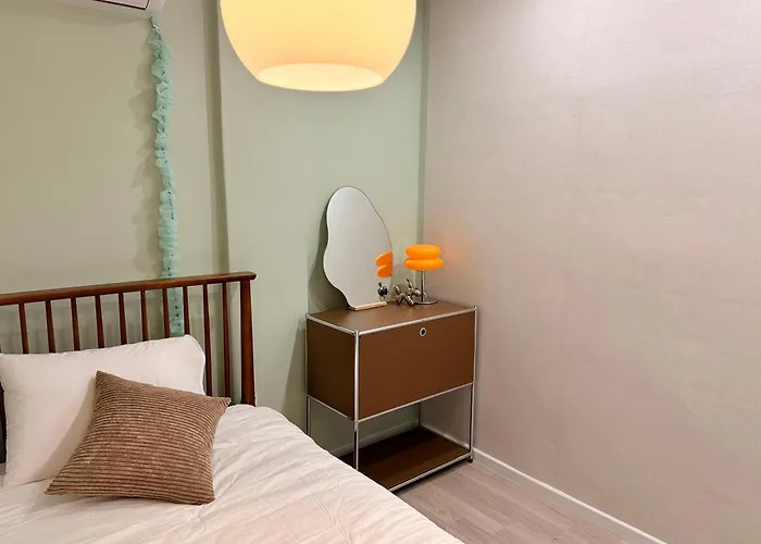 Pop 401-gunkuk Uni St 3min-all New-nearby Seongsu-super Cozy Queenbed3 Supersinglebed1 * Séoul