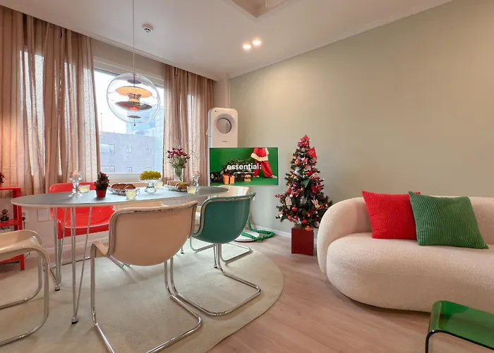 Pop 401-gunkuk Uni St 3min-all New-nearby Seongsu-super Cozy Queenbed3 Supersinglebed1 *