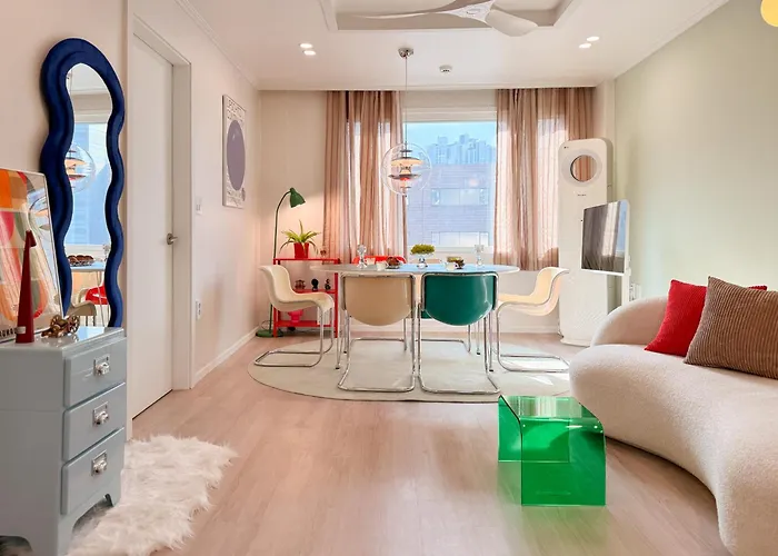 Appartement Pop 401-gunkuk Uni St 3min-all New-nearby Seongsu-super Cozy Queenbed3 Supersinglebed1 Séoul